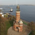 Leuchtturm Kiel Holtenau von oben