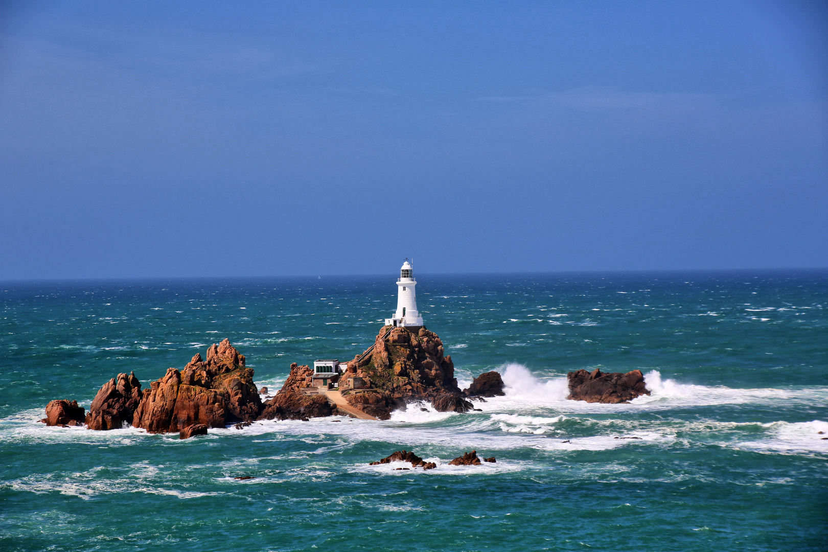 LEUCHTTURM "La Corbiere" in St. Brelade/Insel Jersey