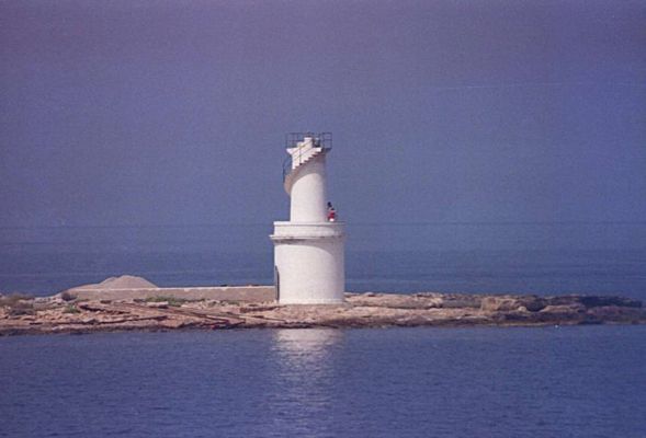 Leuchtturm La Savina Hafen