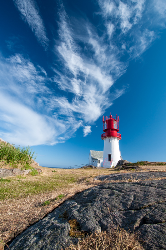 Leuchtturm Lyndessnes Norwegen