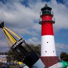 Leuchtturm mit Boje in Büsum/Nordsee