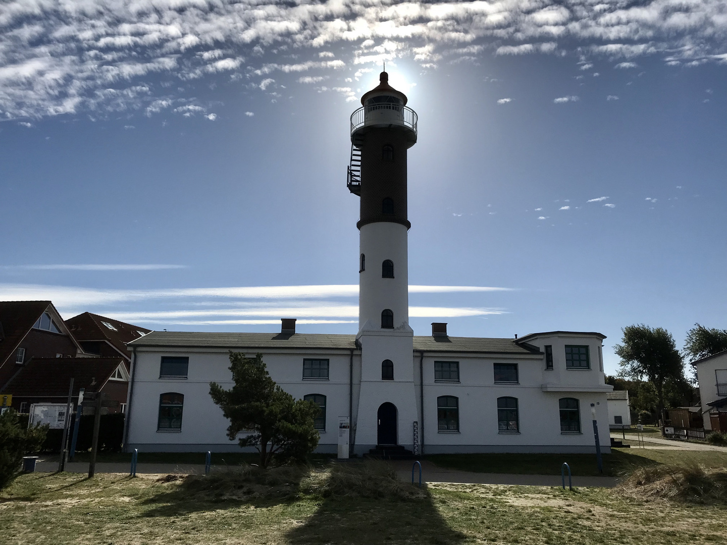 Leuchtturm mit Heiligenschein