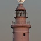 Leuchtturm mit Vollmond