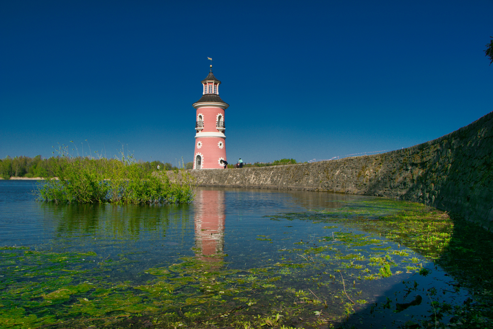 Leuchtturm Moritzburg Foto & Bild teich, natur, leuchtturm Bilder auf