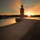 Leuchtturm-Moritzburg/Sachsen am Morgen