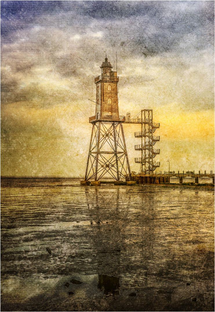 Leuchtturm Obereversand Foto & Bild bearbeitungs techniken