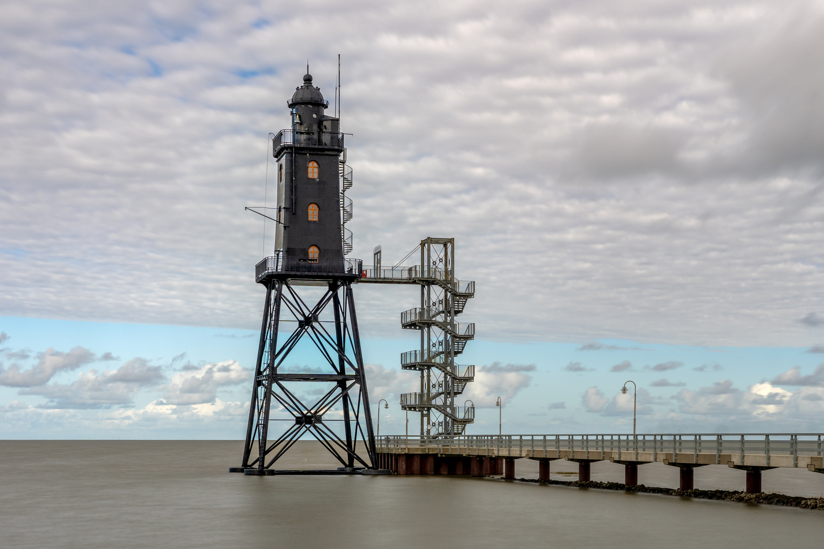 Leuchtturm Obereversand Foto & Bild architektur, industrie und