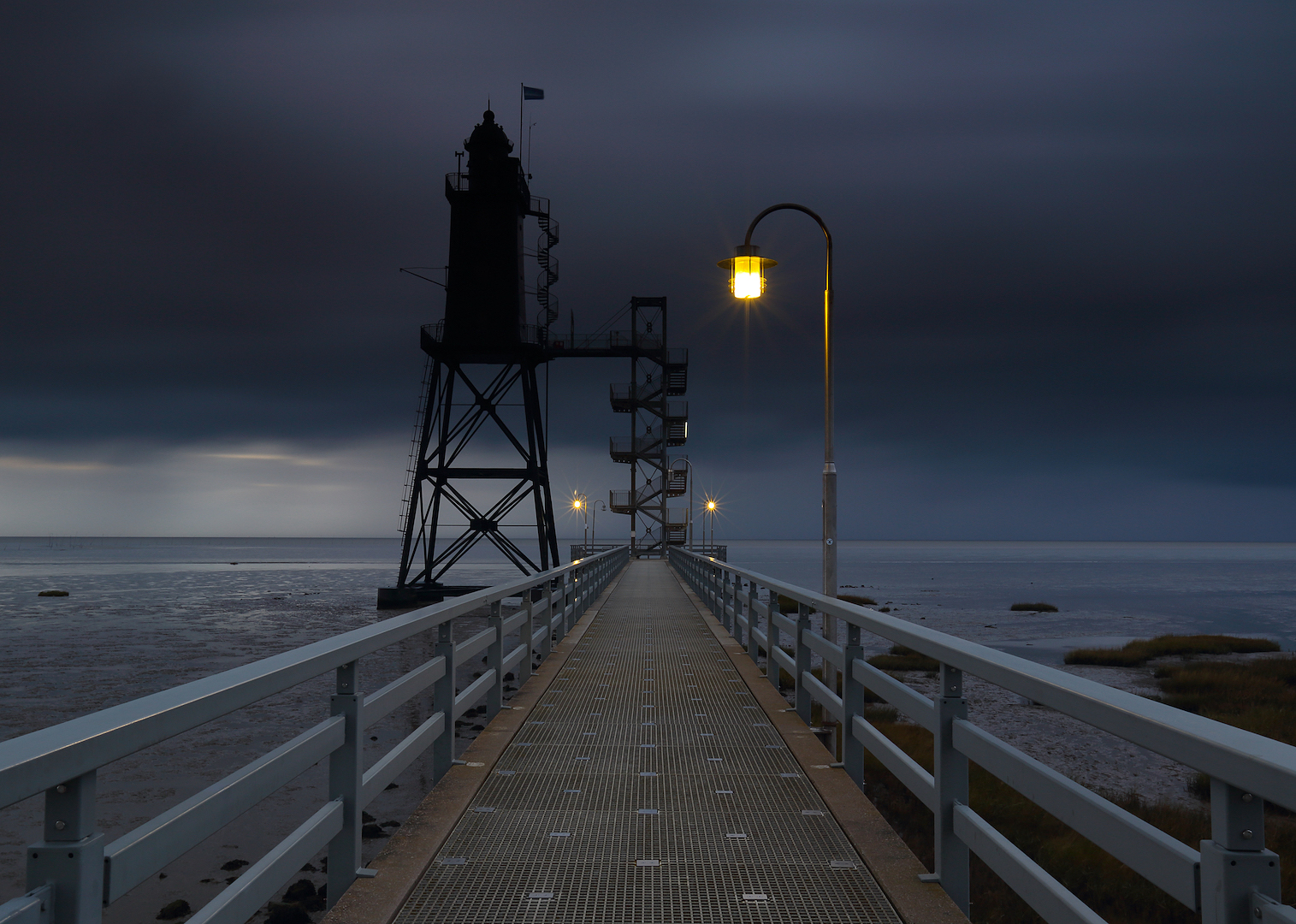 Leuchtturm Obereversand Foto & Bild landschaft, meer & strand, watt