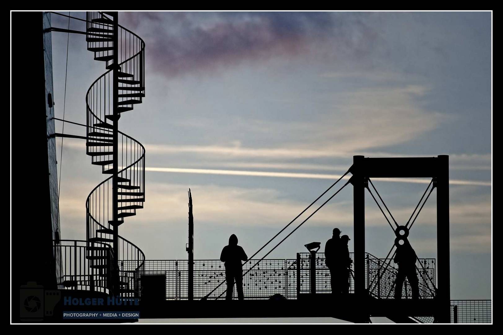 Leuchtturm Obereversand beim Sonnenuntergang