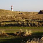 Leuchtturm Ostellenbogen Insel Sylt.