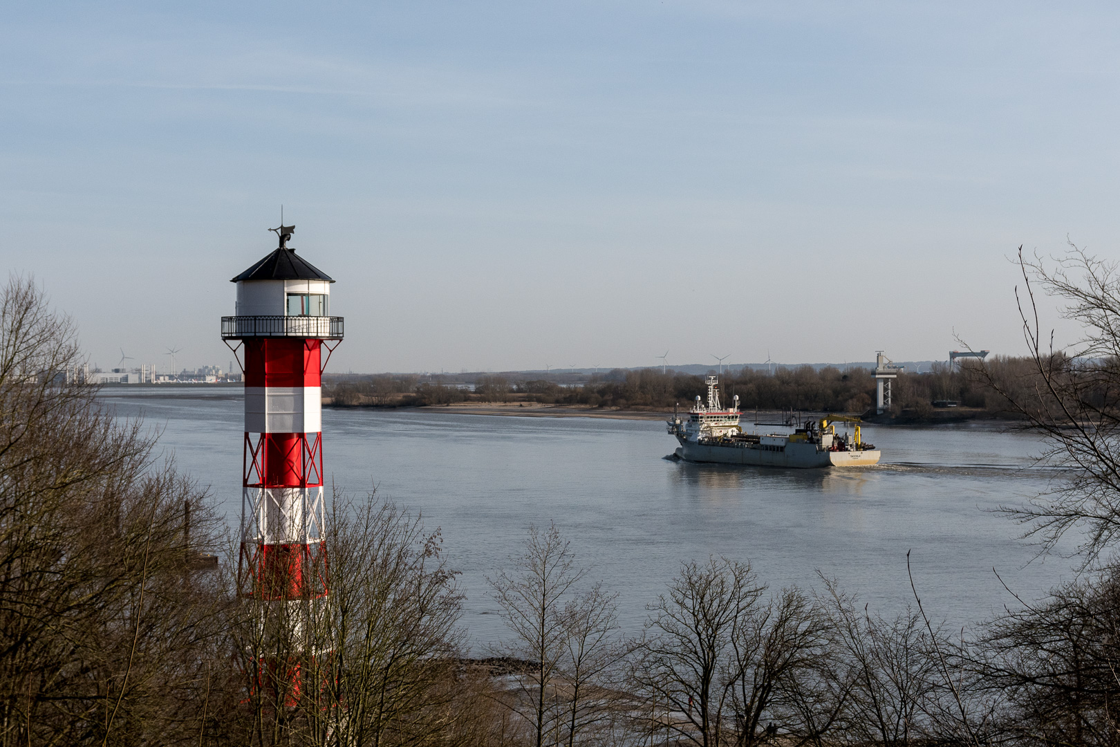 Leuchtturm Rissen Unterfeuer