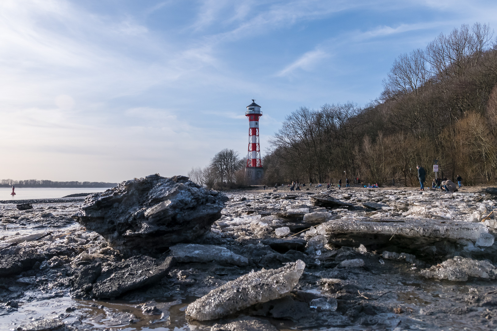 Leuchtturm Rissen Unterfeuer