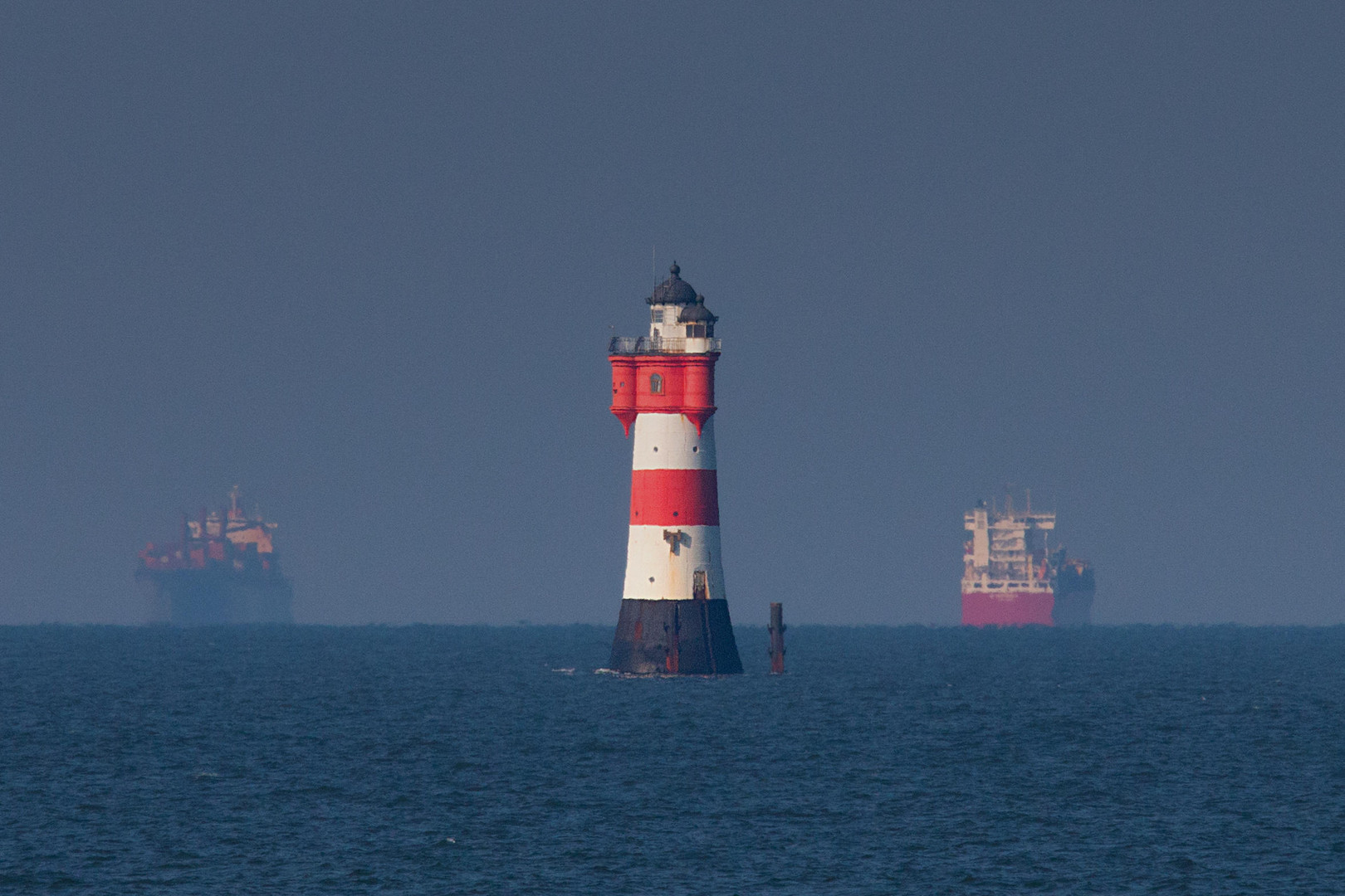 Leuchtturm Roter Sand Foto Bild Deutschland Europe Niedersachsen Bilder Auf Fotocommunity