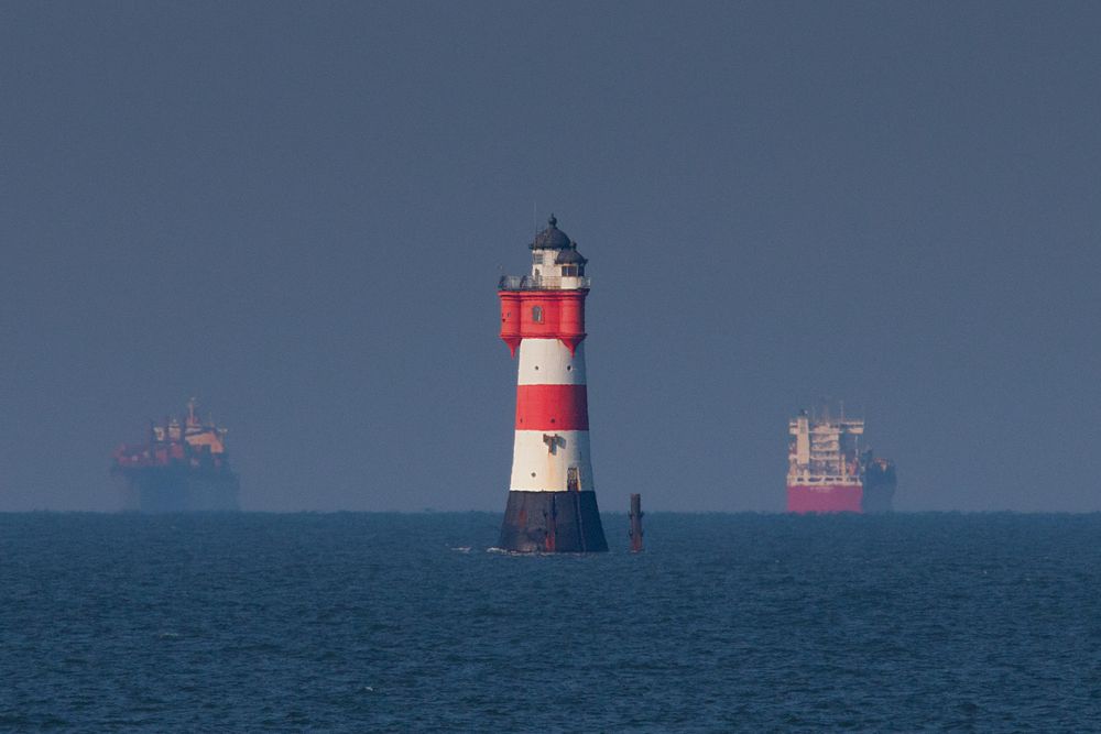 Leuchtturm Roter Sand Foto & Bild | deutschland, europe, niedersachsen