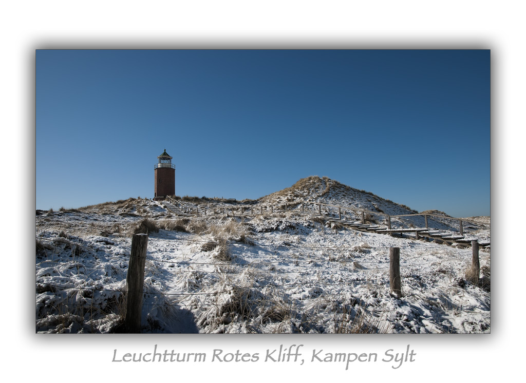 Leuchtturm Rotes Kliff auf Sylt