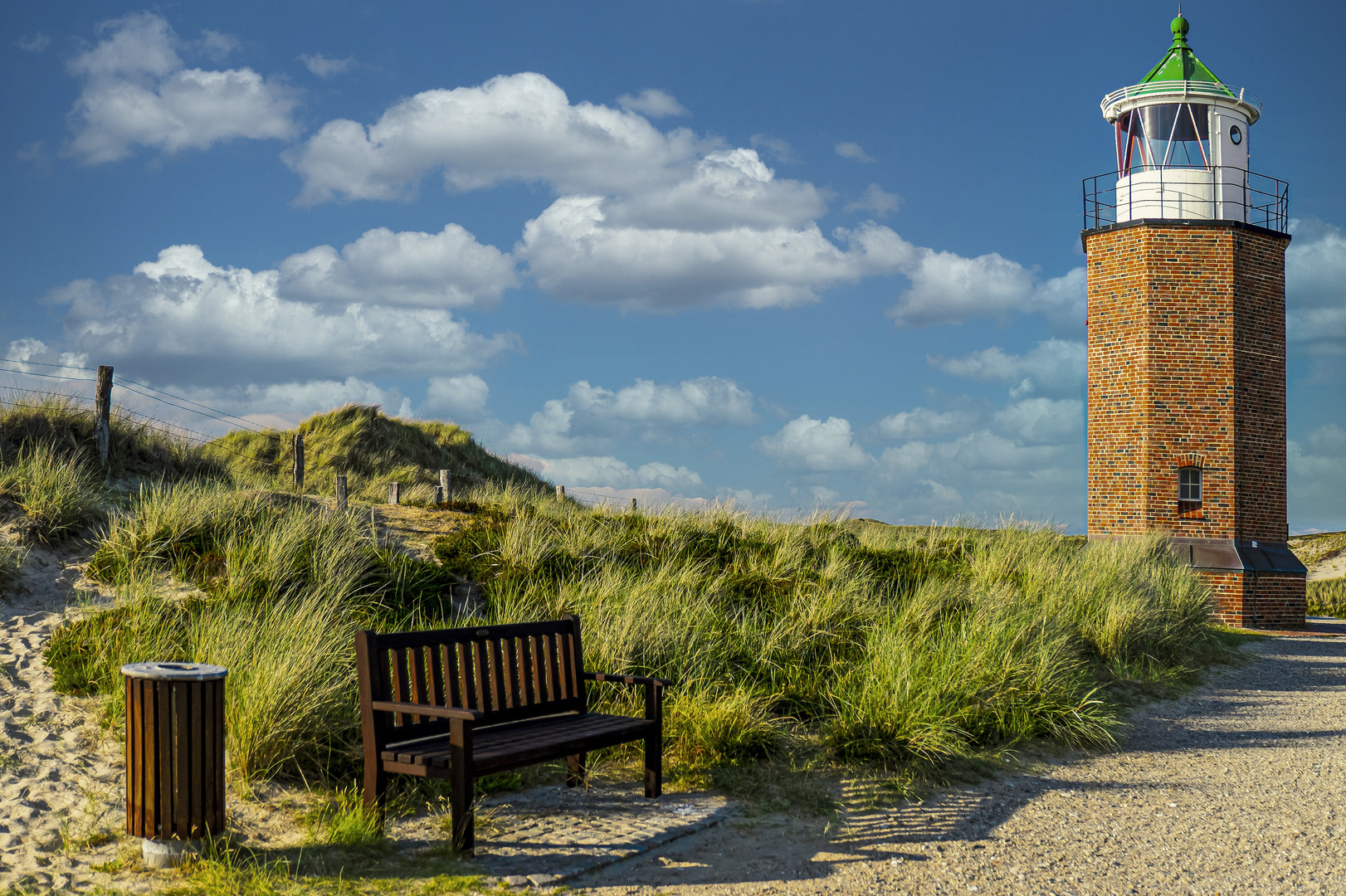 Leuchtturm Rotes Kliff - Quermarkenfeuer - Kampen