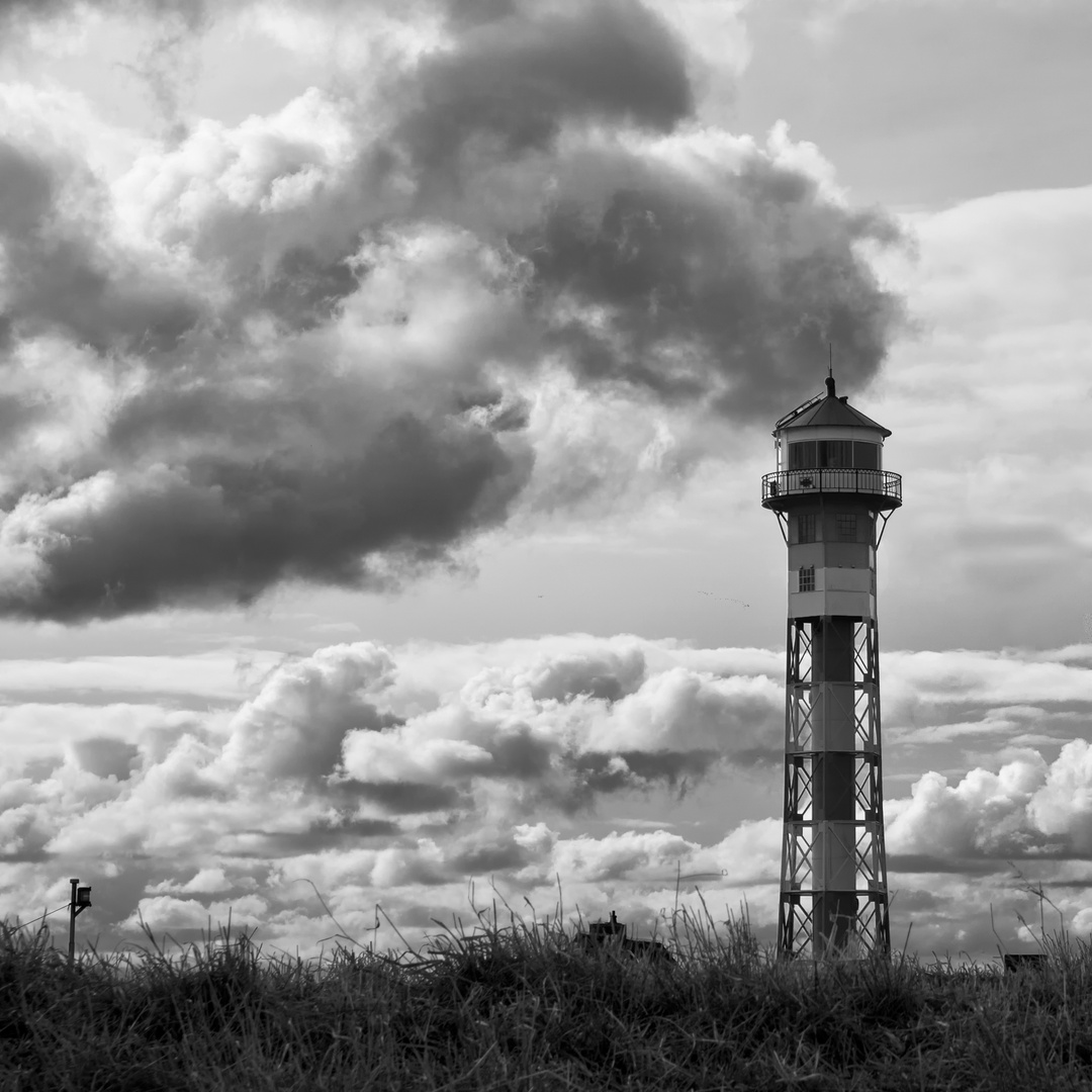 Leuchtturm Somfletherwisch im alten Land an der Unterelbe