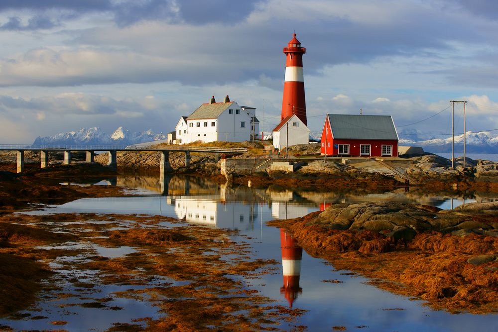 Leuchtturm Tranoy Norwegen