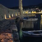 Leuchtturm vom Venizianischen Hafen in Rethymnon, Kreta