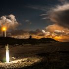 Leuchtturm von Blávand (im Hintergrund Esbjerg)