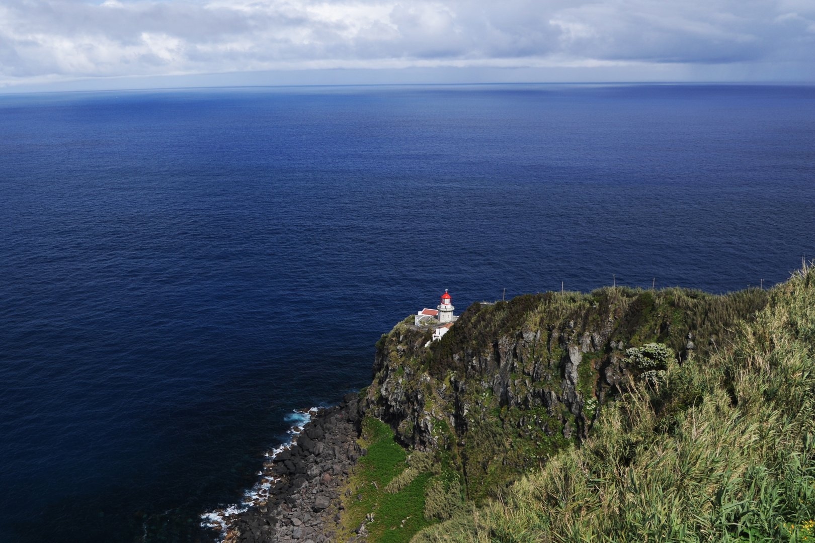 Leuchtturm von Nordeste auf der Insel Sao Miguel ( Azoren )