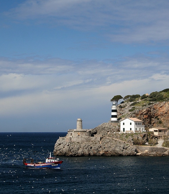 Leuchtturm von Port de Sóller /