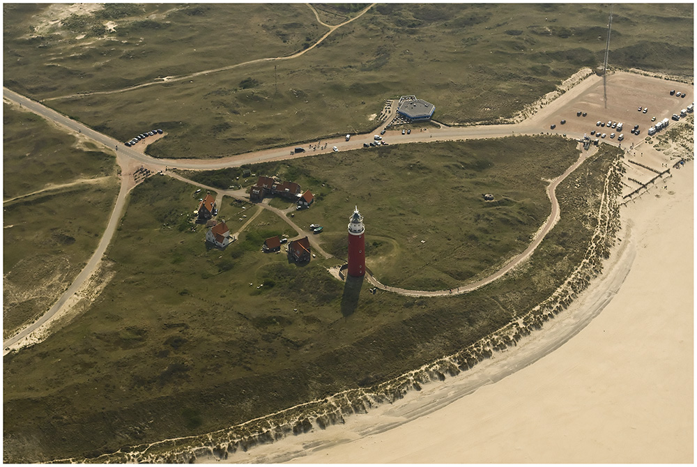 Leuchtturm von Texel, von oben