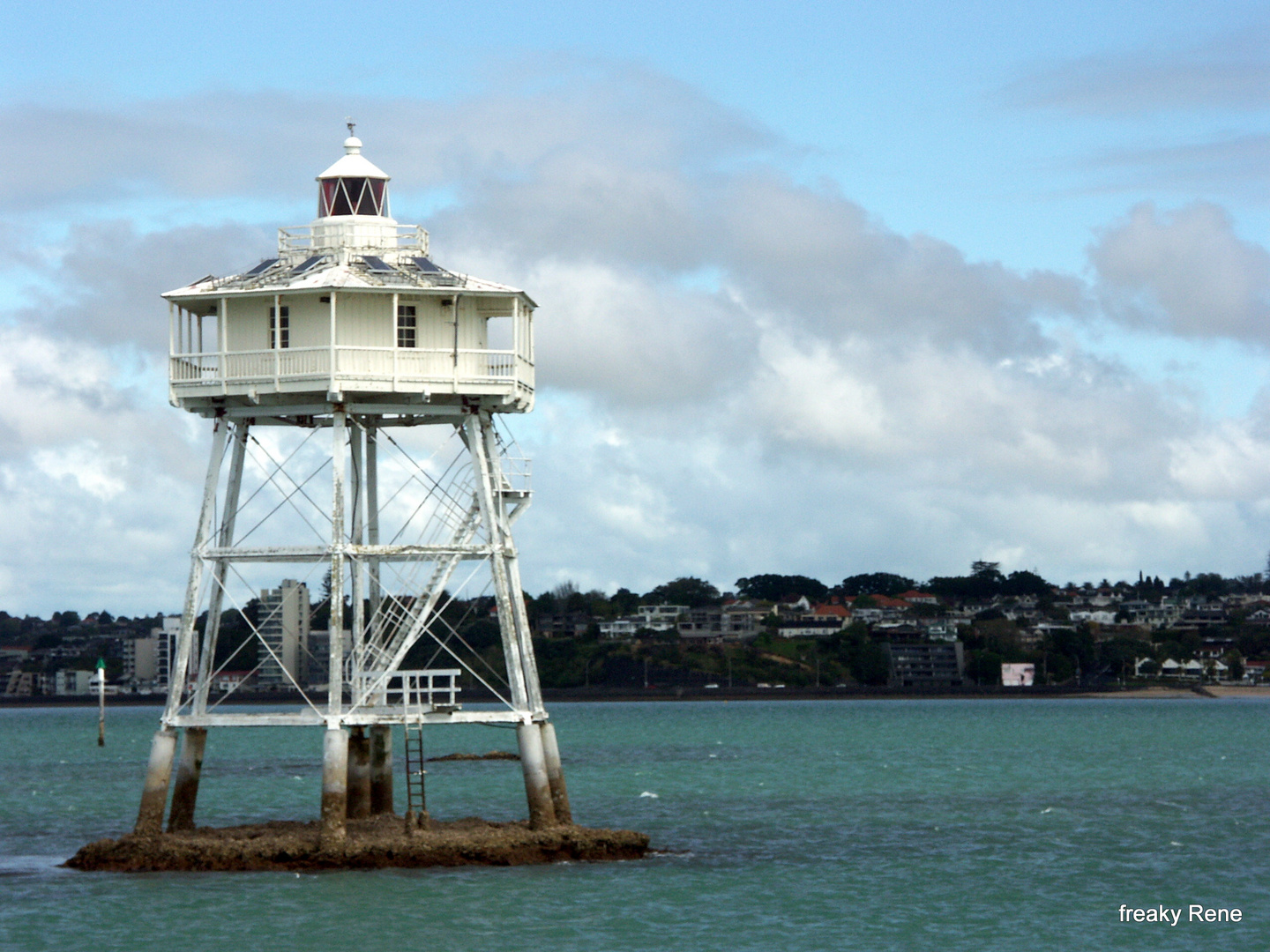 Leuchtturm vor Auckland