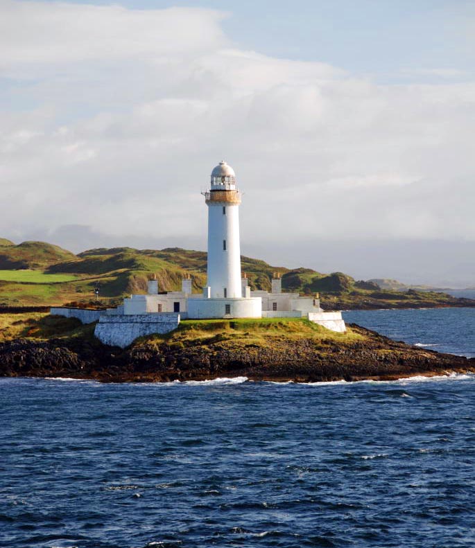 Leuchtturm vor Mull