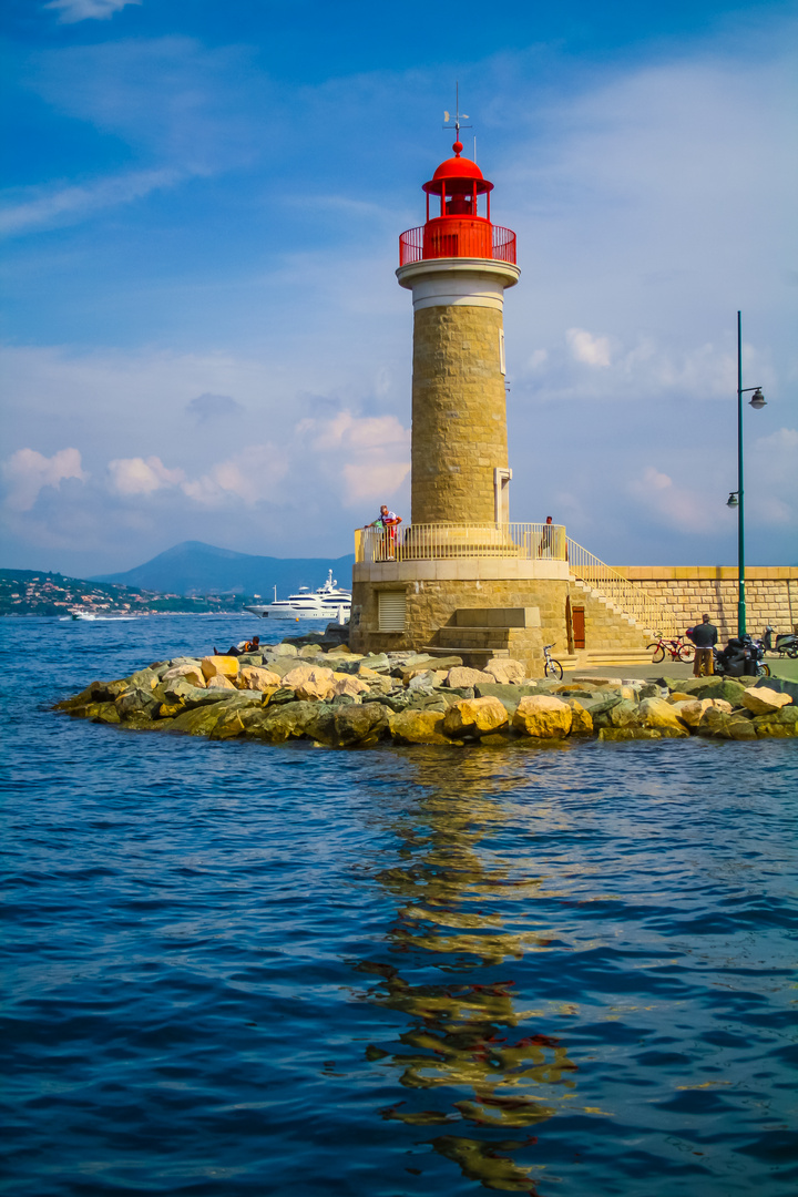 Leuchtturm vor St.Tropez.