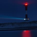 Leuchtturm Wangerooge bei Nacht