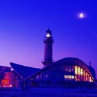 Leuchtturm Warnemuende am herrlichen Rostocker Strand