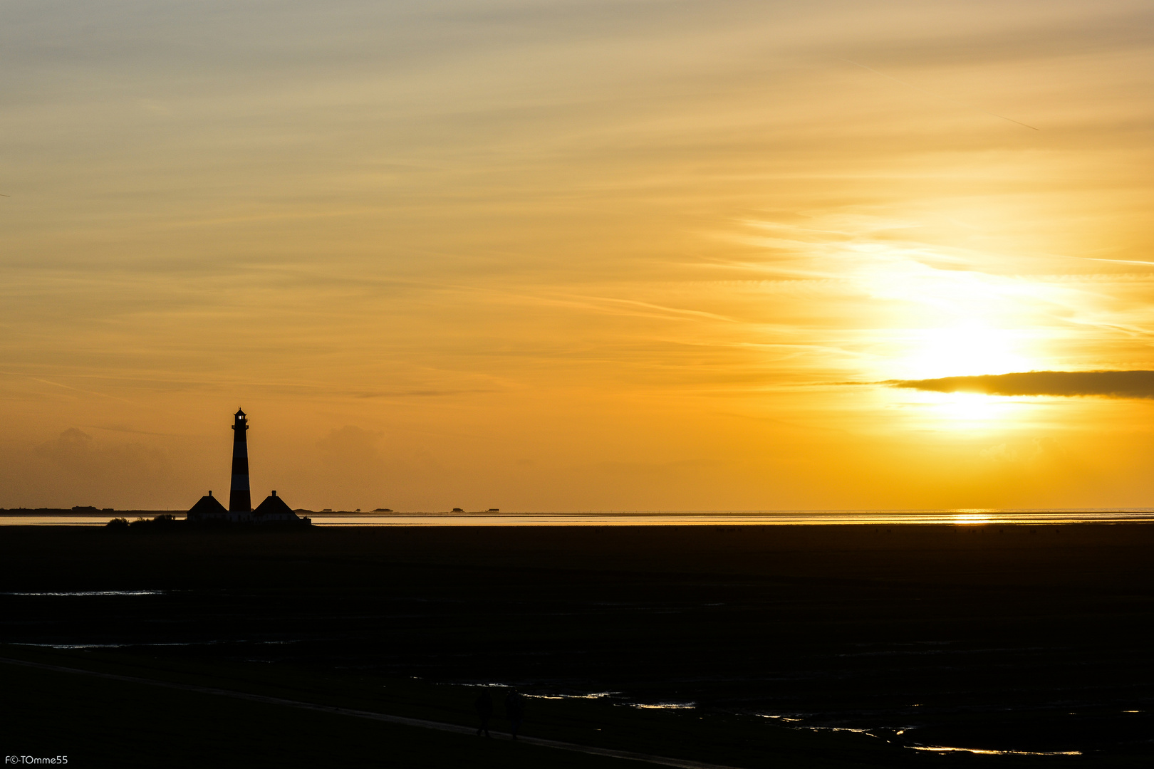 Leuchtturm Westerhever am 01.01.2016