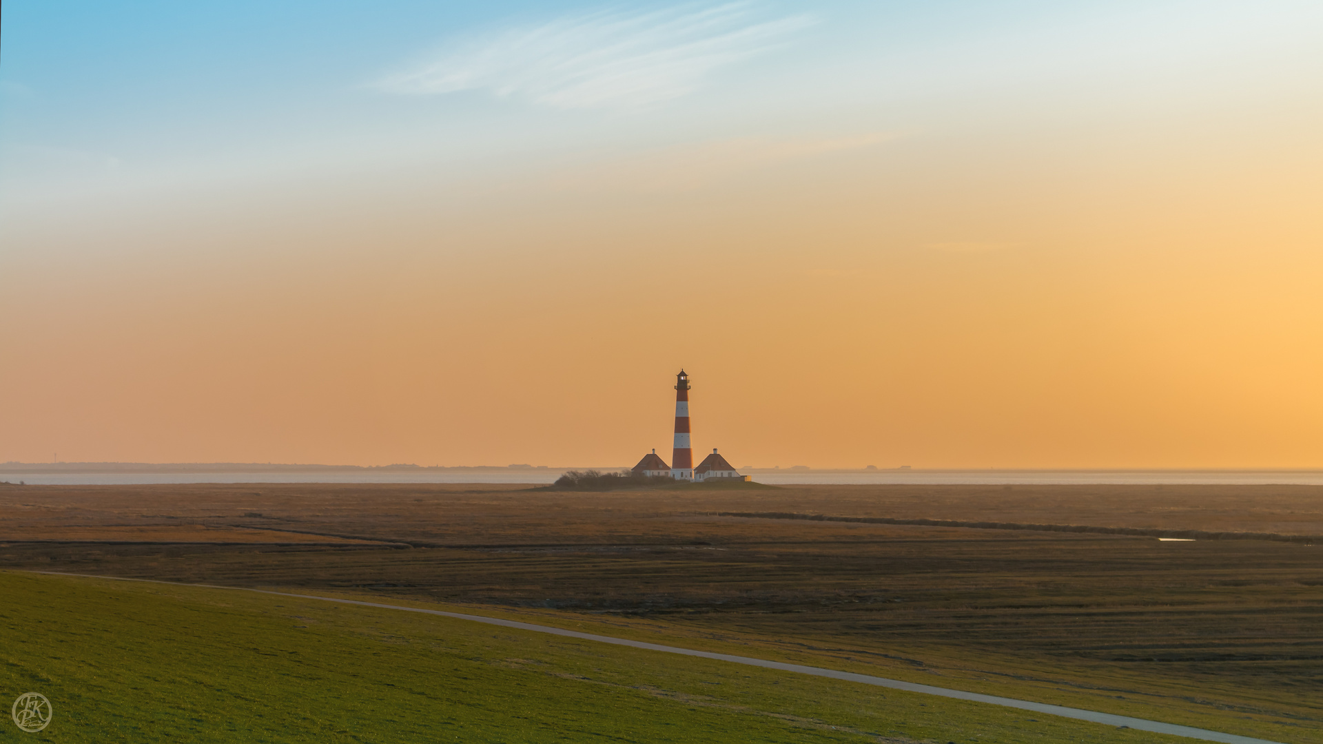 Leuchtturm Westerhever in St. Peter Ording