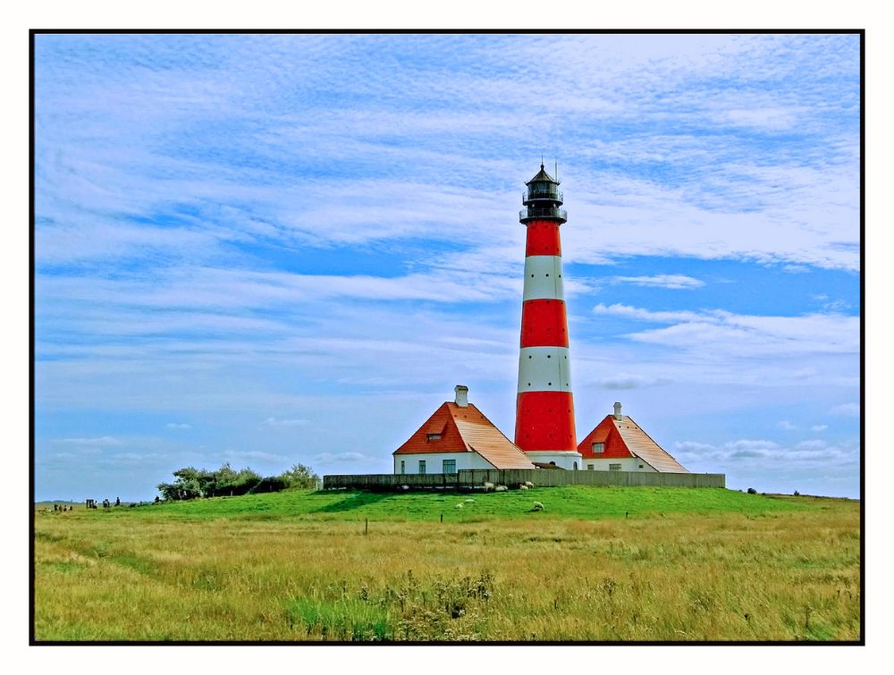 Leuchtturm Westerhever (reloaded) Foto & Bild | leuchtturm, architektur ...