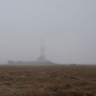 Leuchtturm Westerheversand im Nebel