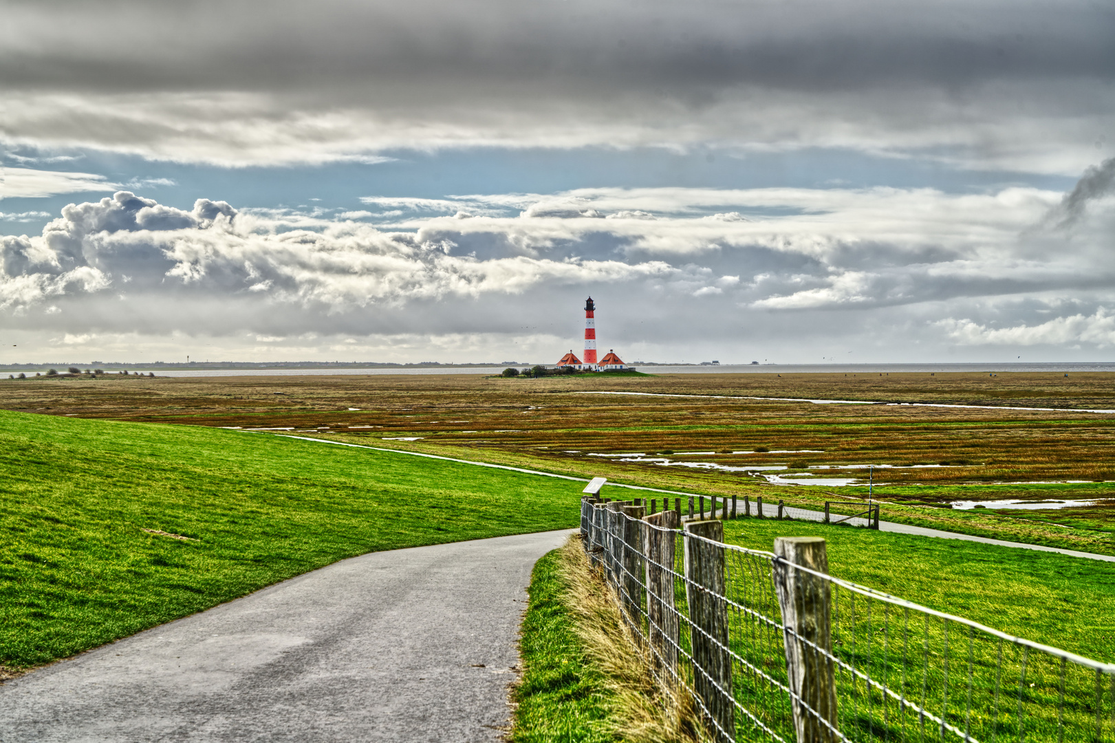 Leuchtturm Westhever im November