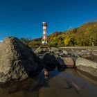 Leuchtturm Wittenbergen im Herbst