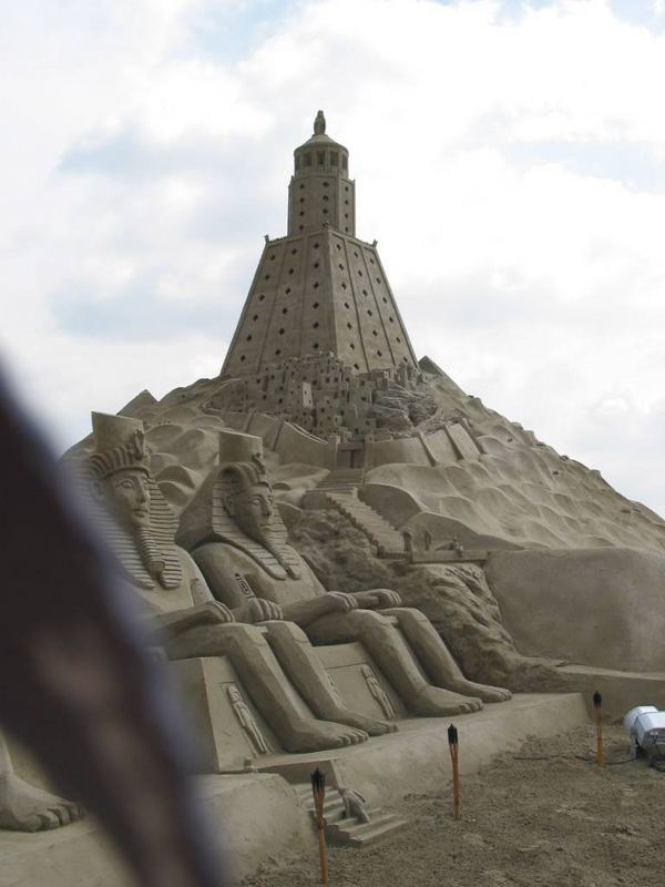 Leuchtturm zu Alexandria Travemünde Sandworld 2003