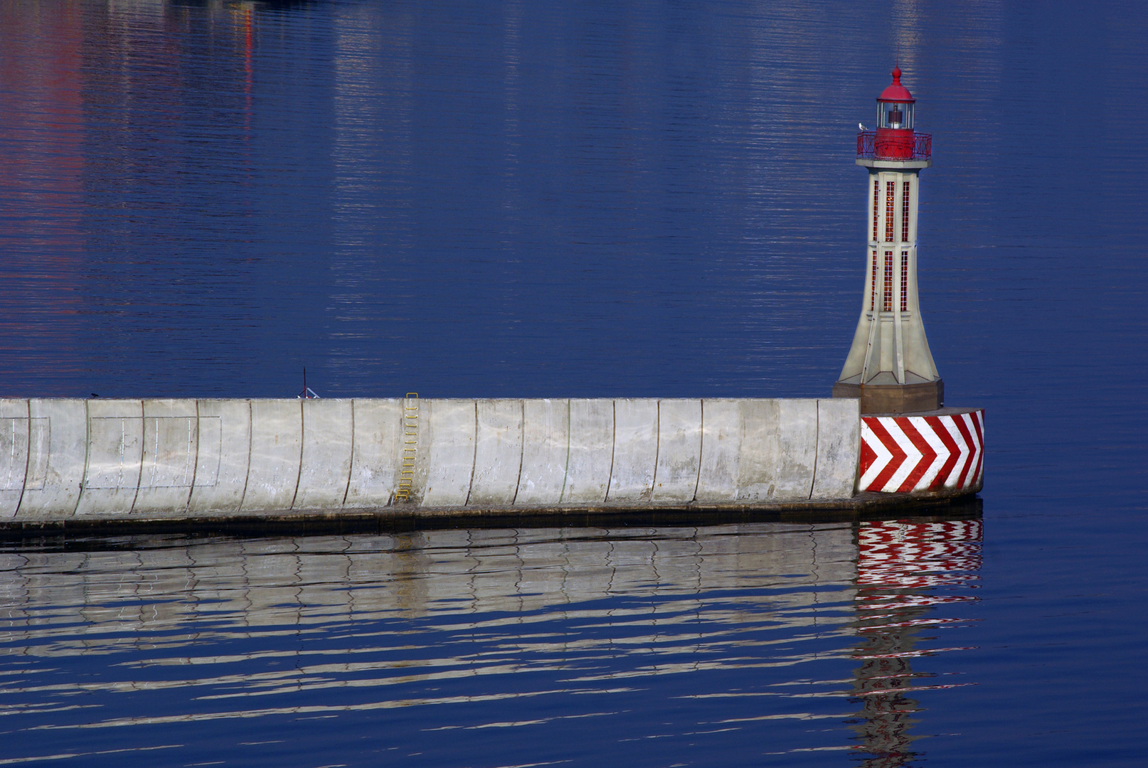 Leuchtturm Zufahrt Hafen von Gdingen....