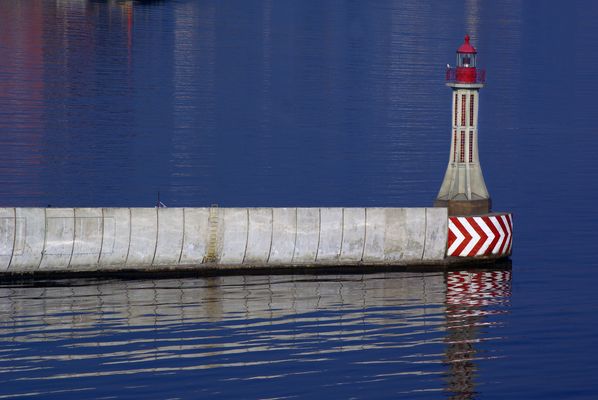 Leuchtturm Zufahrt Hafen von Gdingen....