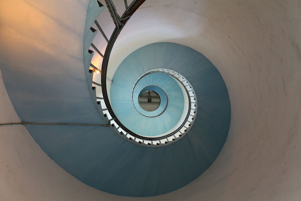 Leuchtturmtreppe