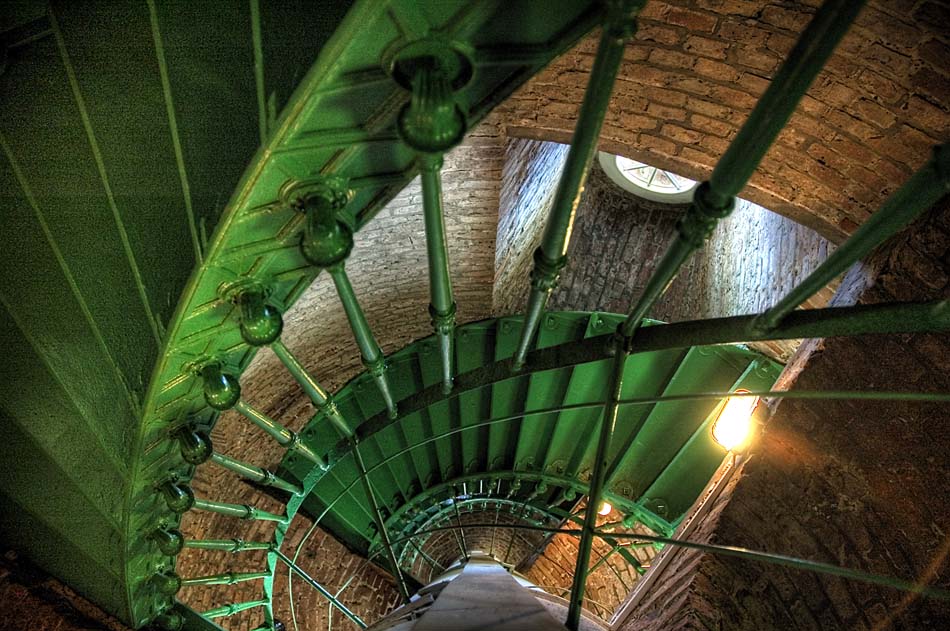 Leuchtturmtreppe