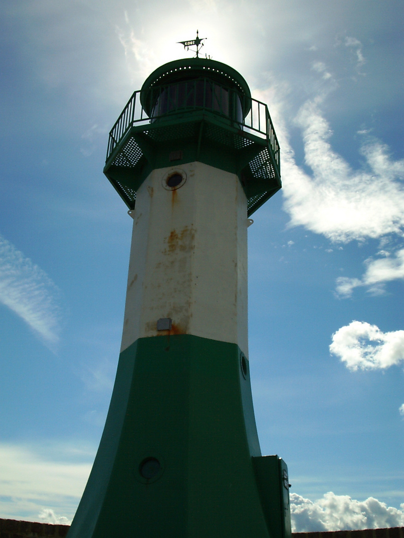 Leuchturm Foto & Bild | landschaft, wegweiser, zäune, bänke, wegweiser