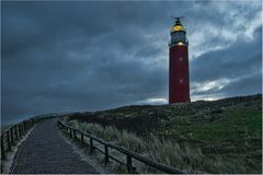 Leuchturm am Wintermorgen