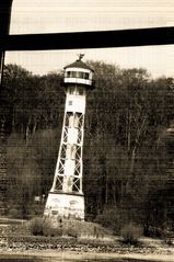 Leuchturm an der Elbe bei HH