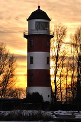 Leuchturm bei Sonnenuntergang