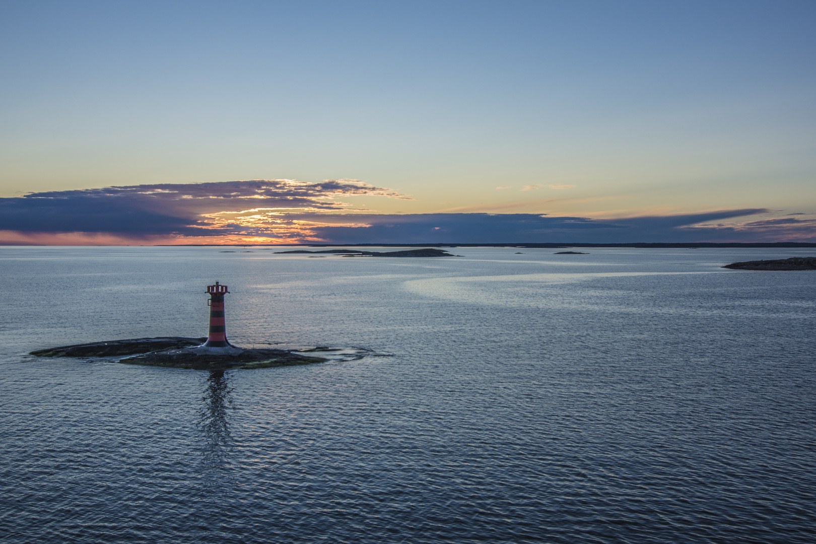 Leuchturm im Meer