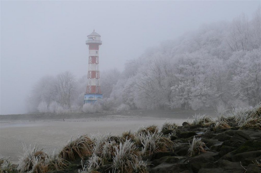 Leuchturm im Winter von Thomas Hauser