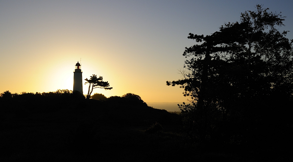 Leuchturm Insel Hiddensee im Morgenlicht